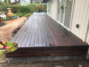 Thermally Modified Ash with Cutek Extreme wood oil